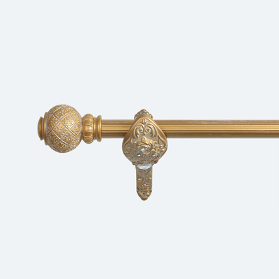 Multiple Colour Retro Style 22MM Pipe Curtain Rods For Living Room