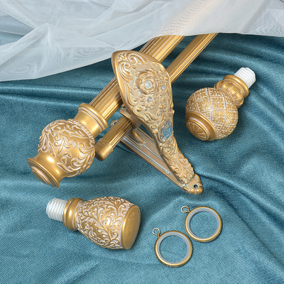 Multiple Colour Retro Style 22MM Pipe Curtain Rods For Living Room
