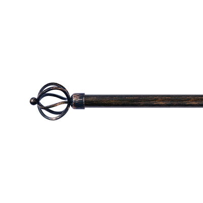 Easy Installing Metal Curtain Rod 6M Single Bracket For Decoration Shop