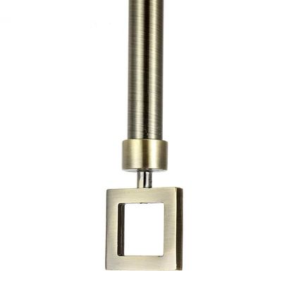 16mm Square Stainless Steel Exquisite Curtain Rod European Style